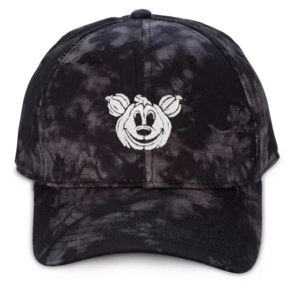 Disney Parks Mickey Jack-o'-Lantern Glow-in-the-Dark Adult Baseball Cap | NWT